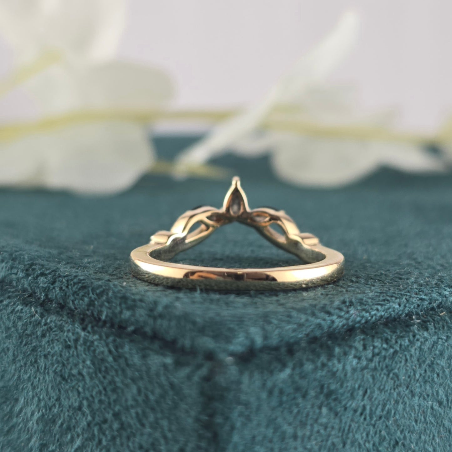Timeless Twist – Marquise, Pear & Round Diamond Ring