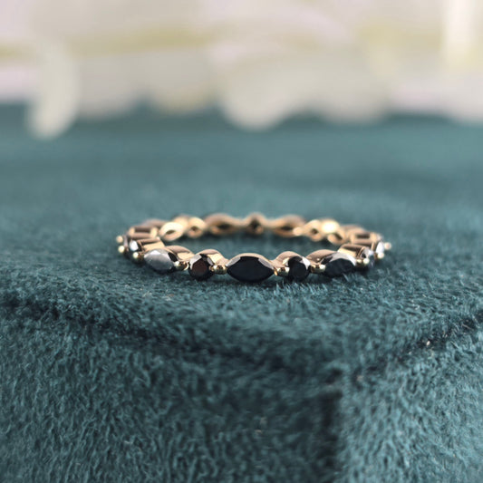 Marquise & Round Diamond Ring – Elegant & Unique Design