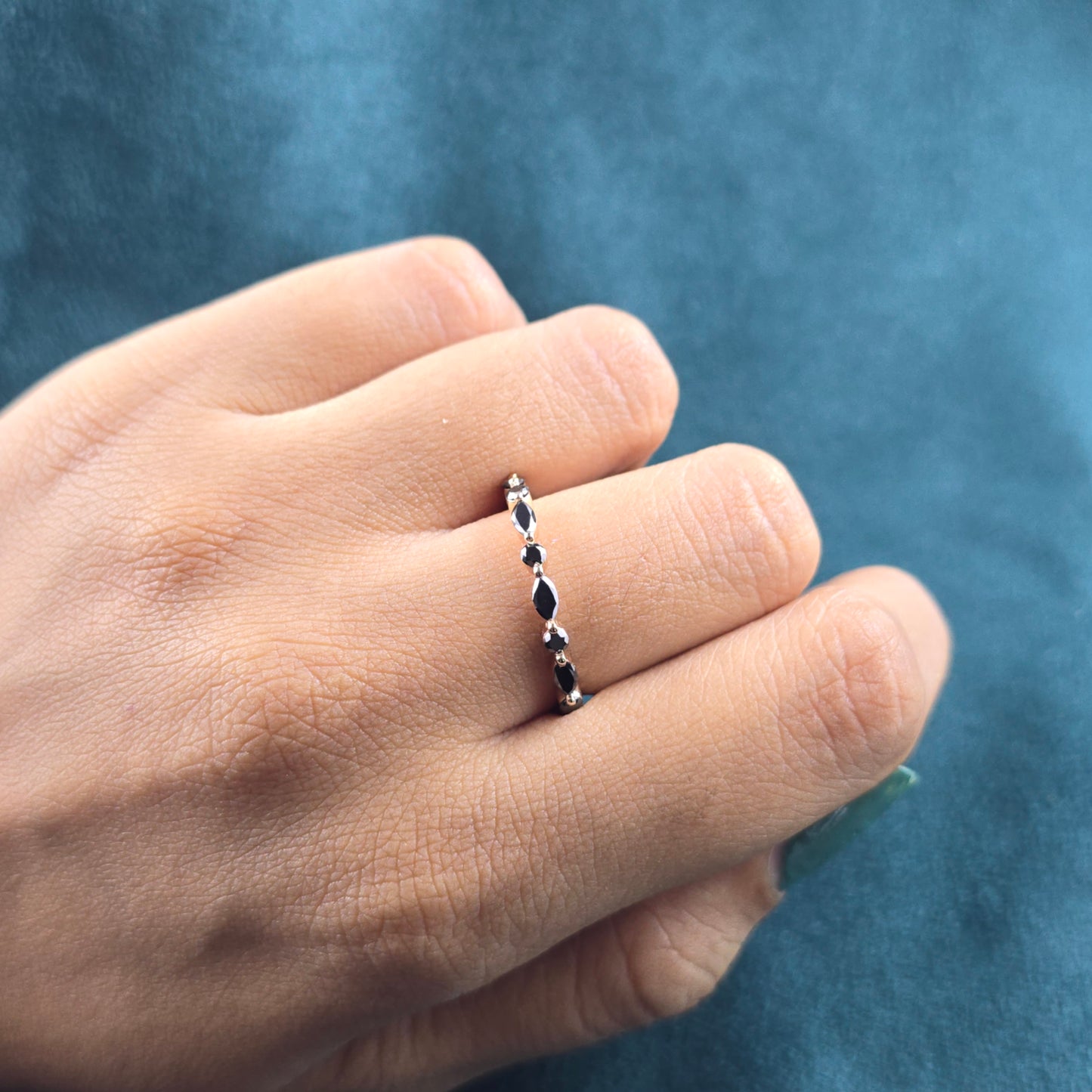Marquise & Round Diamond Ring – Elegant & Unique Design
