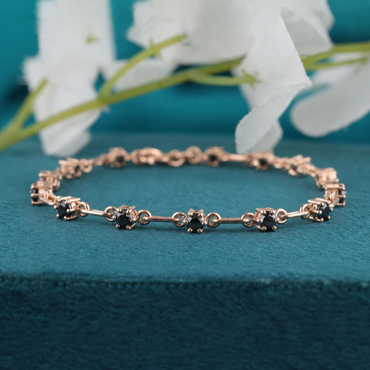 Luxury Round Diamond Bracelet – Timeless Gift She'll Love