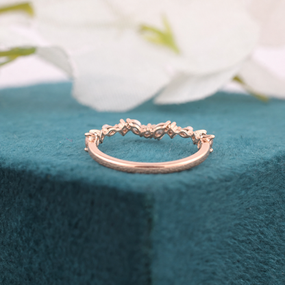 Naturally Bold Salt & Pepper Diamond Band in Unique Cuts