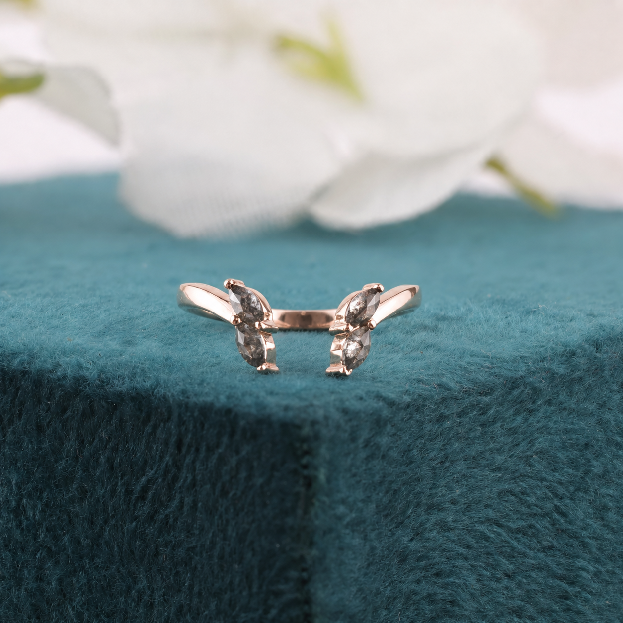 Grace in Every Curve – Marquise Diamond Ring