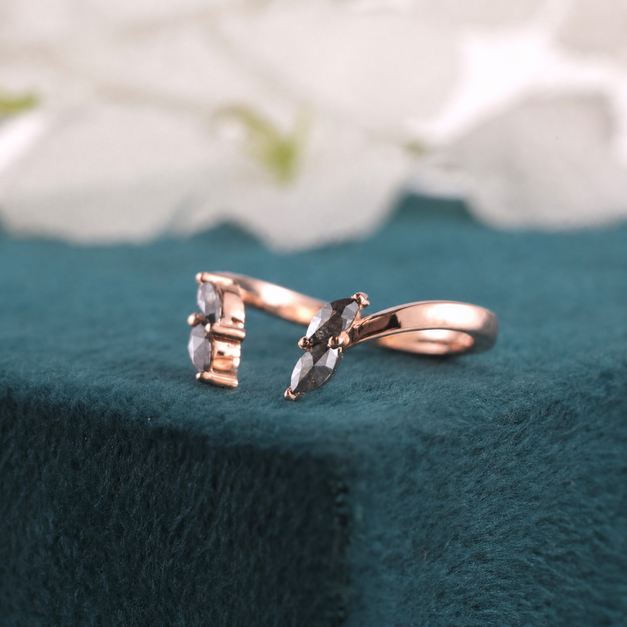 Grace in Every Curve – Marquise Diamond Ring