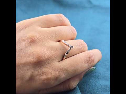 Triple-Cut Salt & Pepper Diamond Band with Bold Elegance